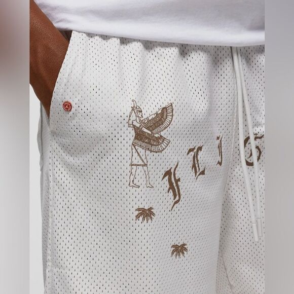 Nike Air Jordan Artist Series Umar Rashid Mesh Shorts Phantom - Picture 3 of 10